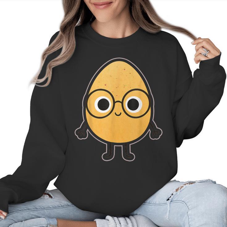 Good Egg Teacher Halloween Costume The Smart Cookie Women Crewneck Sweatshirt