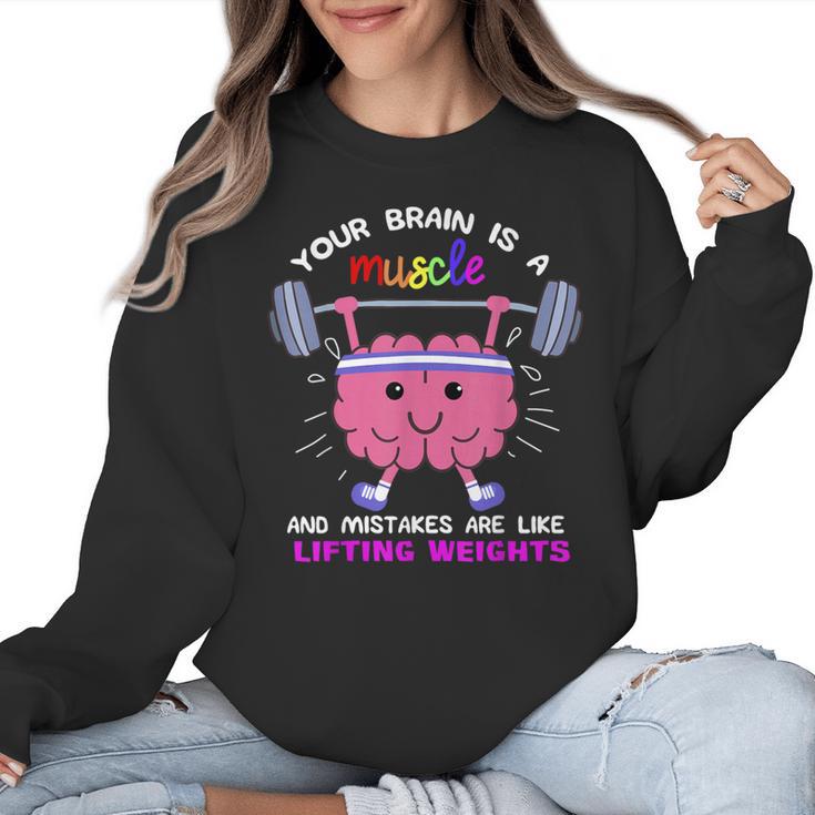 Growth Mindset Teacher Shirt Inspirational Shirts Women Crewneck Sweatshirt
