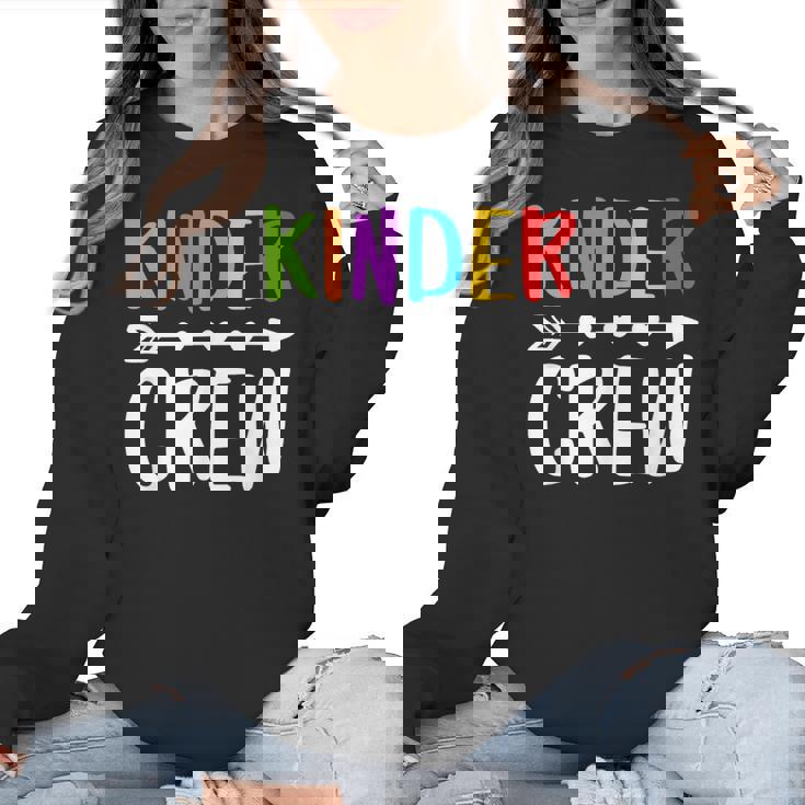 Kinder Crew Shirt Kindergarten Boy Girl Student Teacher Women Crewneck Sweatshirt