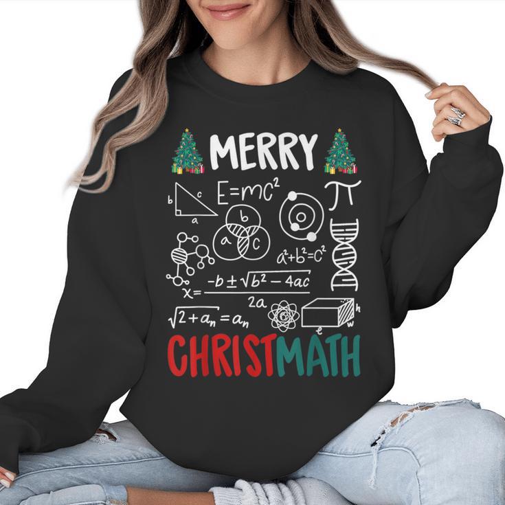 Merry Christmath – Math Christmas For Math Teacher For Men Women Kids Women Crewneck Sweatshirt