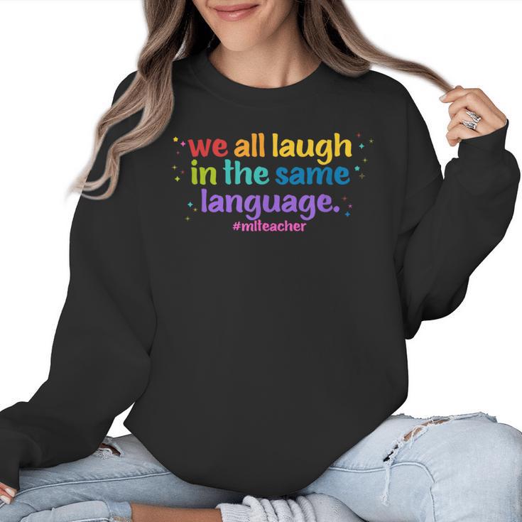 ML Teacher Women Crewneck Sweatshirt