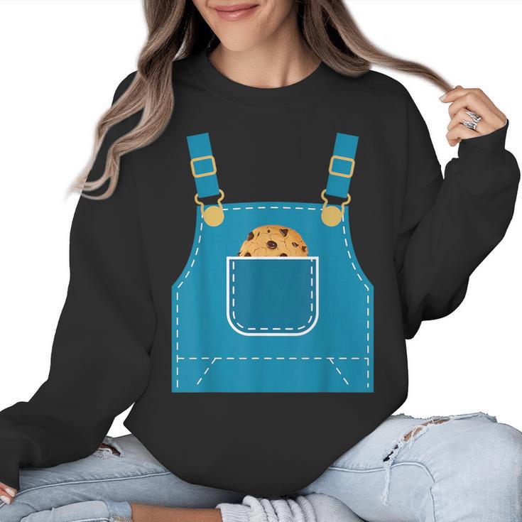 Mouse Halloween Costume Book Cookie Teacher Student Women Crewneck Sweatshirt