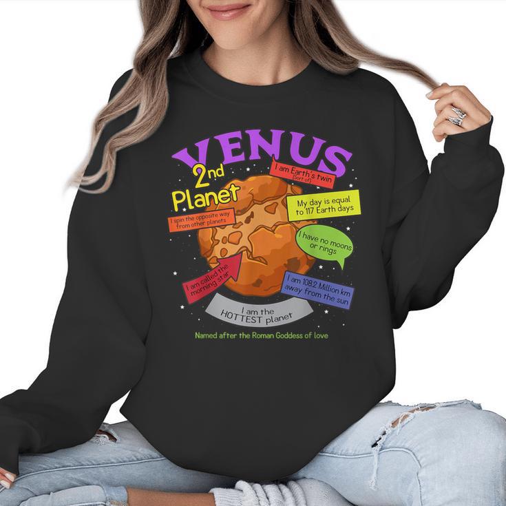 Perfect Planets Teachers Shirts Venus For Solar System Women Crewneck Sweatshirt