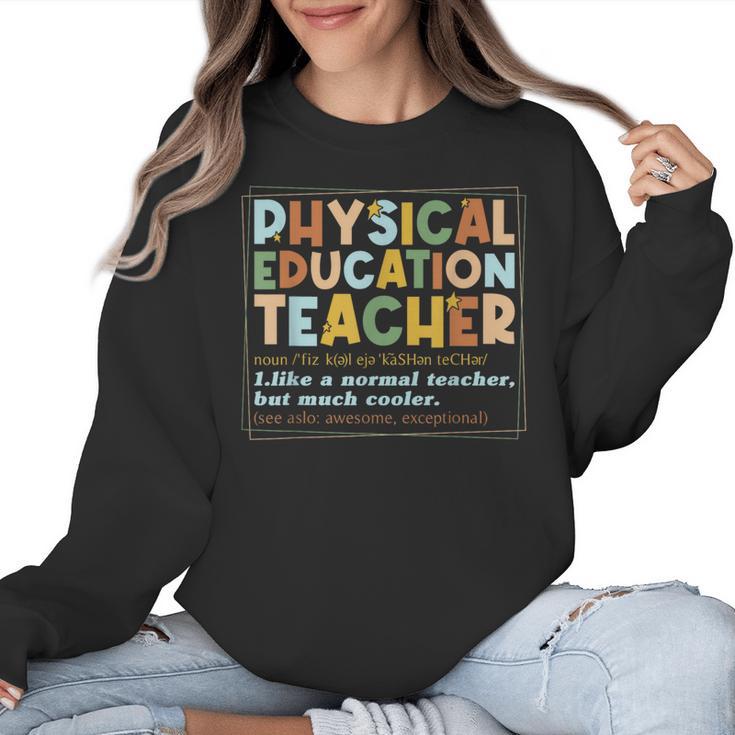 Physical Education Teacher In My PE Teacher Era For Men Women Kids Women Crewneck Sweatshirt