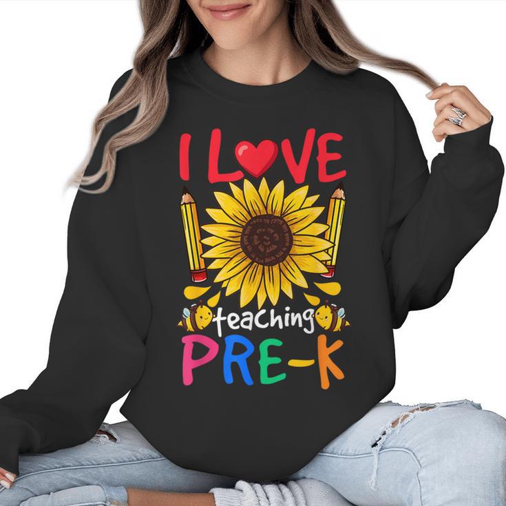 Pre School Teacher Pre-K Teacher Women Crewneck Sweatshirt