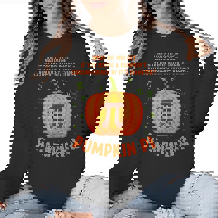 Pumpkin Pie Pi Math Teacher Shirt Halloween Men Adult Women Crewneck Sweatshirt, trending gift