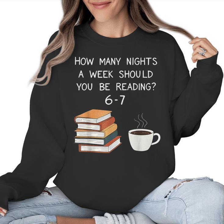 Reading 67 Six Seven Meme English Teacher Book Lover Women Crewneck Sweatshirt