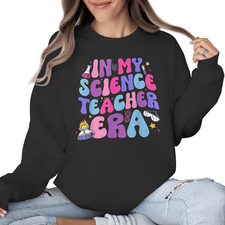 In My Science Teacher Era Teacher Women Crewneck Sweatshirt