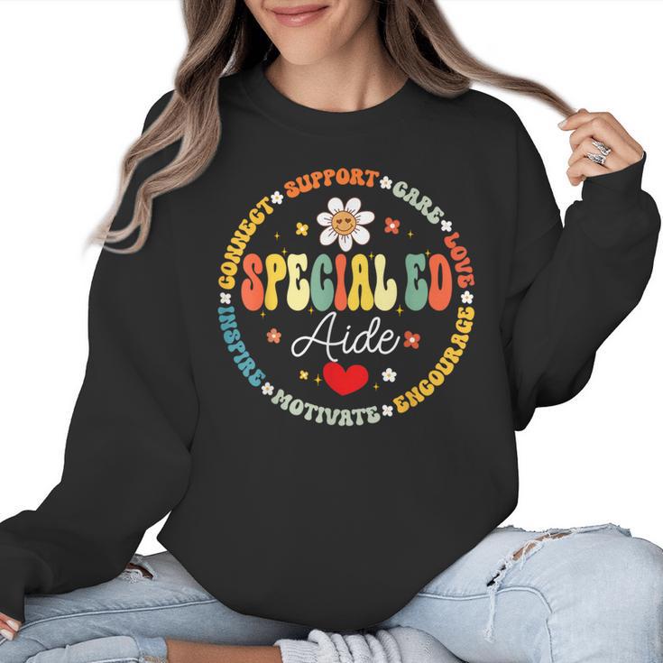 Special Education Teacher Special ED Aide Life SPED Women Crewneck Sweatshirt