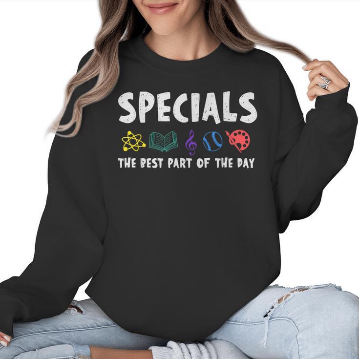Specials The Best Part Of The Day Men Women Teacher Women Crewneck Sweatshirt
