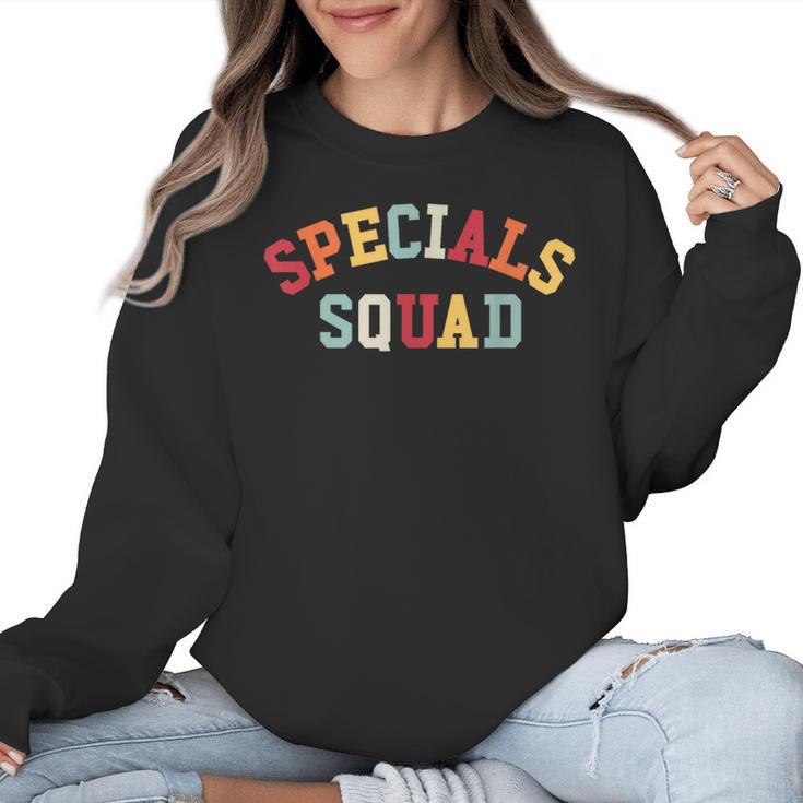 Specials Squad Co-Curricular Teachers Team For Men Women Women Crewneck Sweatshirt
