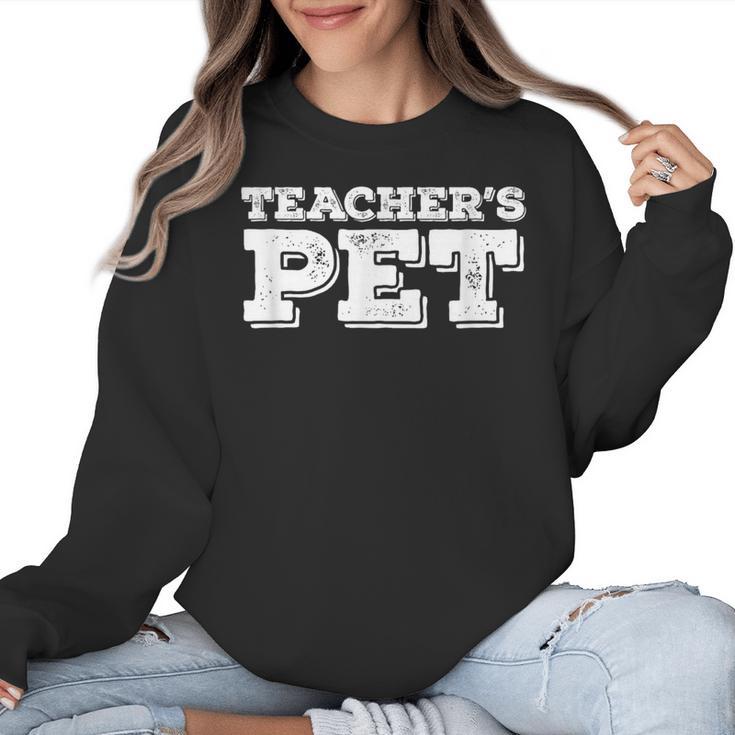 TEACHER'S PET You'Re My Favorite Do Me A Favor Women Crewneck Sweatshirt