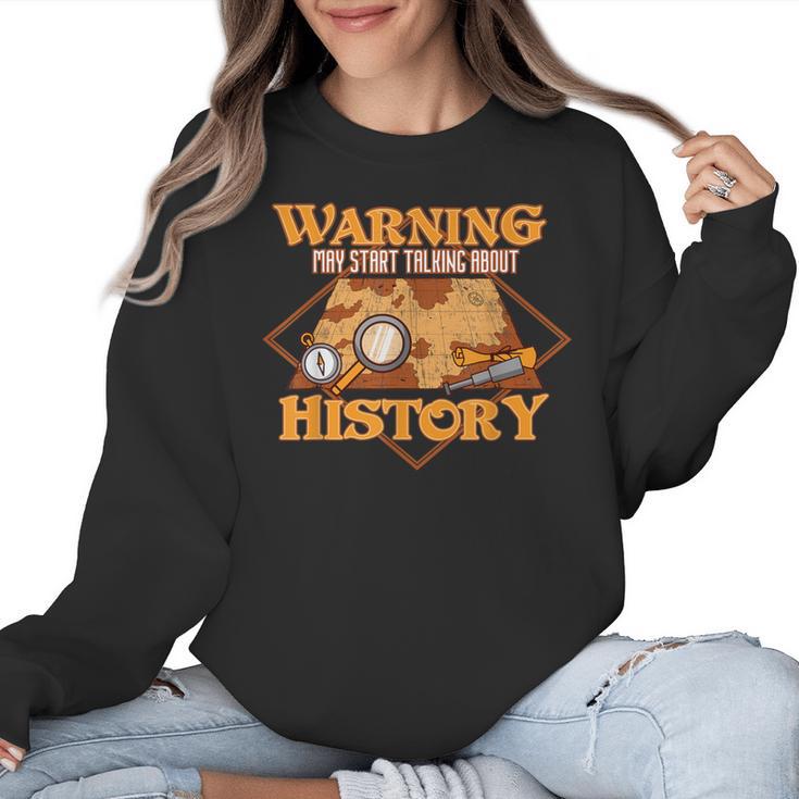 Historian History Teacher Student Men Women Kids Women Crewneck Sweatshirt