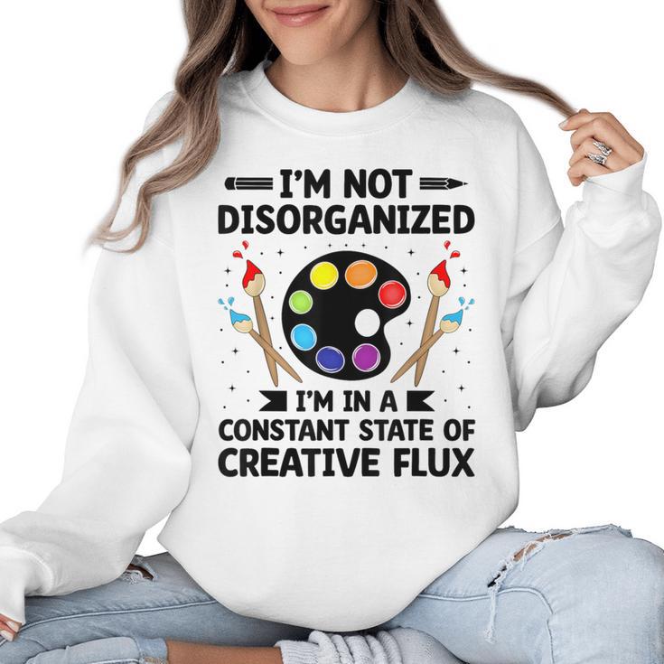 Art Teacher School Teacher Art Teachers School Women Crewneck Sweatshirt