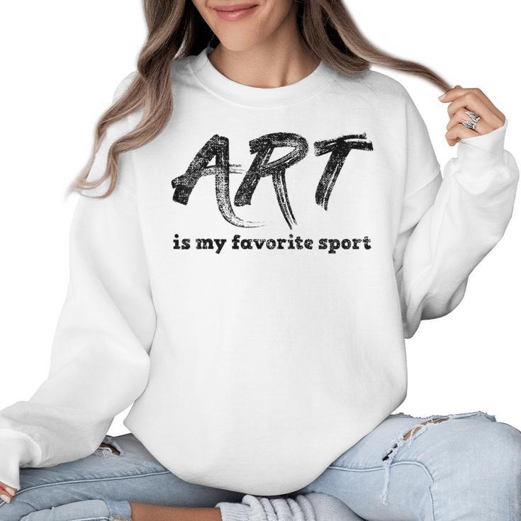 Art Teacher Women Crewneck Sweatshirt
