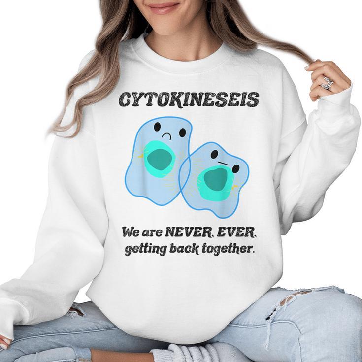 Biology T Shirts Science Biology Teacher Idea Women Crewneck Sweatshirt