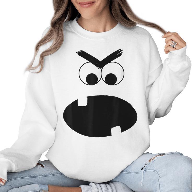 Carrot Teacher Matching Halloween Costume Women Crewneck Sweatshirt