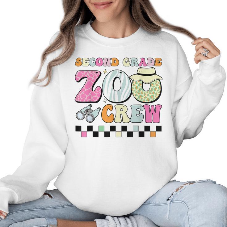 Field Zoo Trip Shirt For Teacher Second Grade Crew Women Crewneck Sweatshirt
