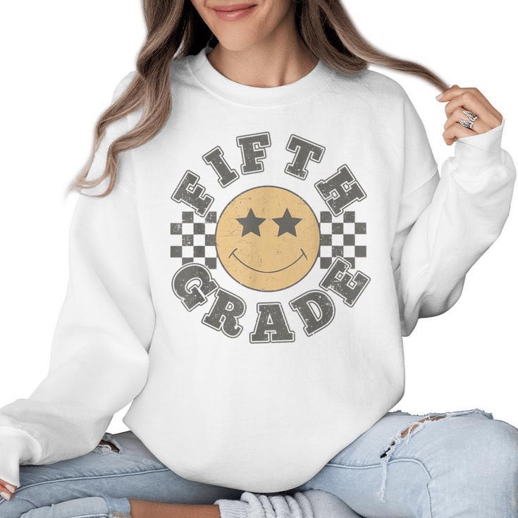 Fifth Grade Teacher First Day Of 5th Grade Back To School Women Crewneck Sweatshirt