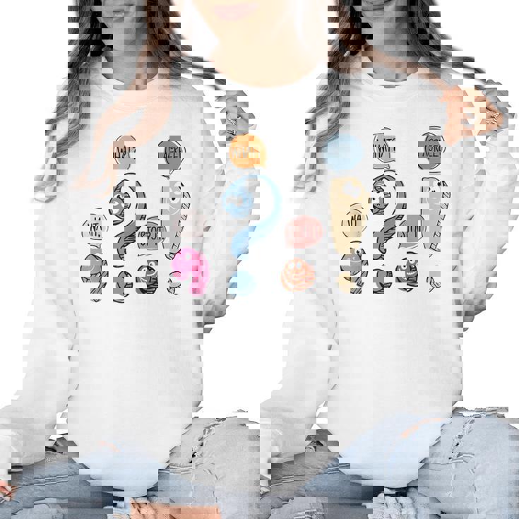 Grammar Teacher Punctuation For English Teacher Men Women Women Crewneck Sweatshirt