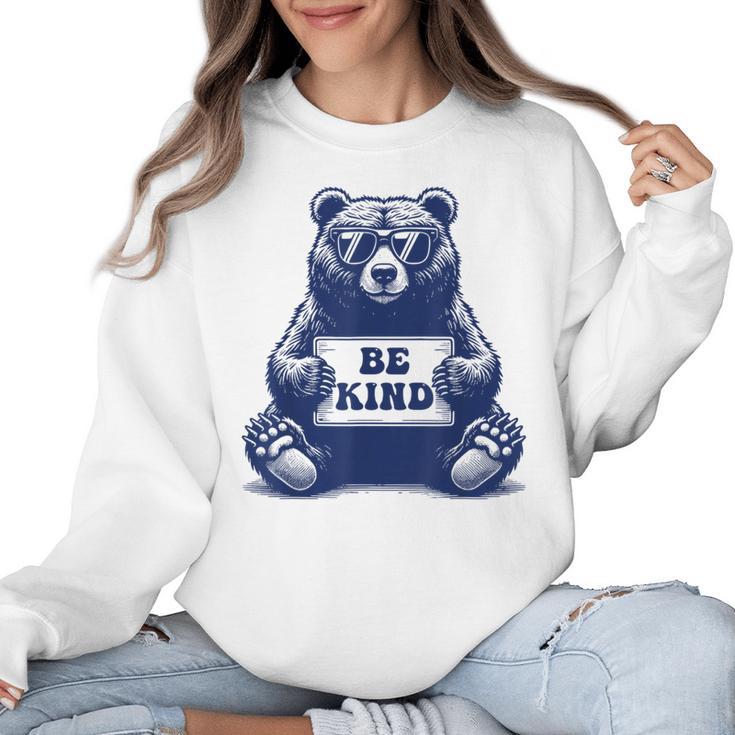 Be Kind For Teacher Kindness Women Men Women Crewneck Sweatshirt