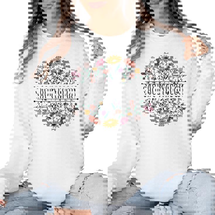 School Psychologist Psychology Teacher Appreciation Women Crewneck Sweatshirt