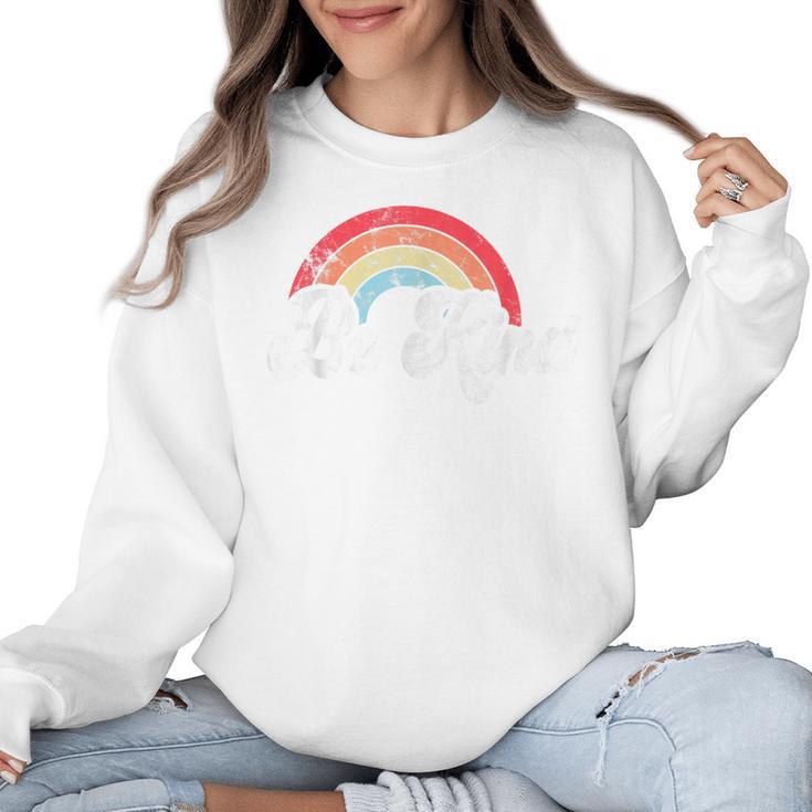 Unity Day Orange Teacher Kindness Antibulliyng Be Kind Women Crewneck Sweatshirt