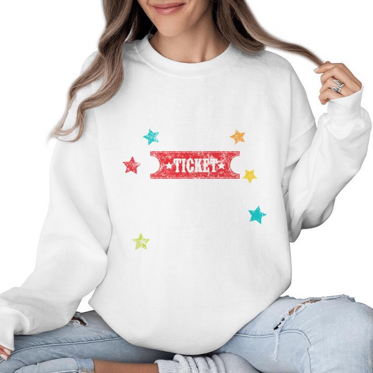 Vintage Teachers And Students Book Reading Adventure Women Crewneck Sweatshirt