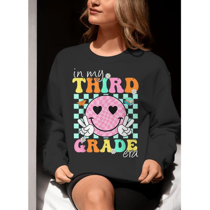 In My 3rd Grade Era Back To School Smile Face Teacher Kid Women Crewneck Sweatshirt, funny gift In My 3rd Grade Era Back To School Smile Face Teacher Kid Women Crewneck Sweatshirt, funny gift