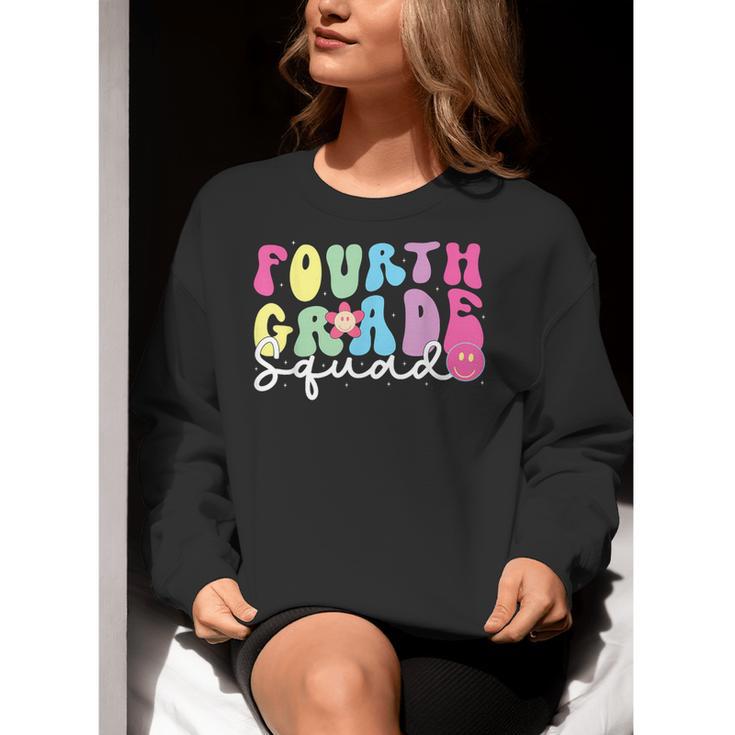 4th Grade Squad Fourth Teacher Student Team Back To School Women Crewneck Sweatshirt, 4th Grade Teacher Sweatshirts, funny gift 4th Grade Squad Fourth Teacher Student Team Back To School Women Crewneck Sweatshirt, 4th Grade Teacher Sweatshirts, funny gift