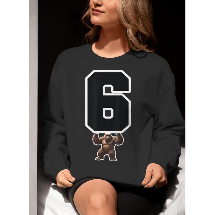 6 7 Matching Teachers Halloween Costume Gorilla Women Crewneck Sweatshirt, funny gift 6 7 Matching Teachers Halloween Costume Gorilla Women Crewneck Sweatshirt, funny gift