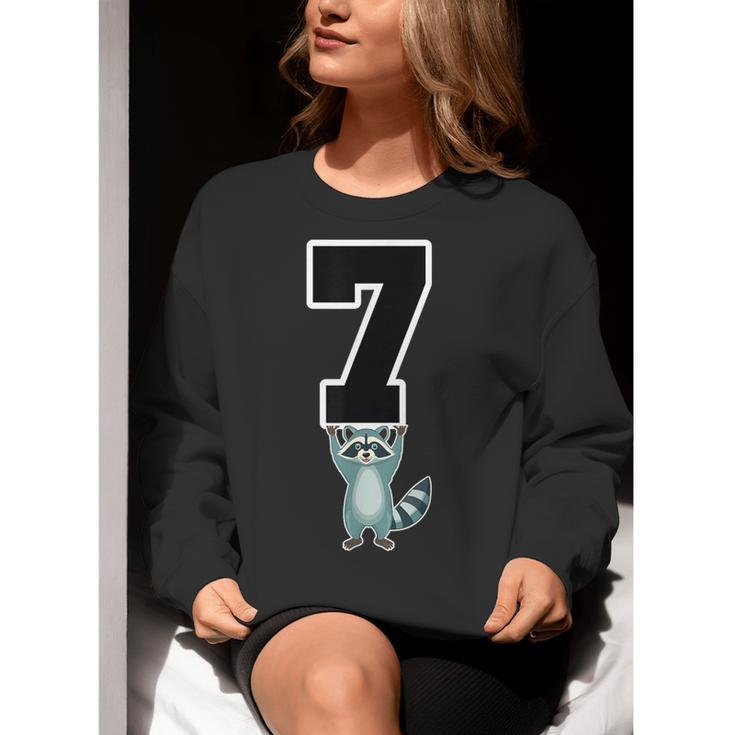 6 7 Matching Teachers Halloween Costume Raccoon Women Crewneck Sweatshirt, funny gift 6 7 Matching Teachers Halloween Costume Raccoon Women Crewneck Sweatshirt, funny gift