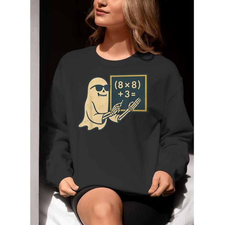 67 Teacher Halloween Skeleton Ghost Six Seven Meme Math Women Crewneck Sweatshirt, funny gift 67 Teacher Halloween Skeleton Ghost Six Seven Meme Math Women Crewneck Sweatshirt, funny gift