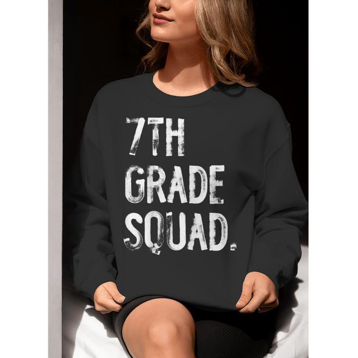 7th Grade Squad Back To School Student Teacher Women Crewneck Sweatshirt, funny gift 7th Grade Squad Back To School Student Teacher Women Crewneck Sweatshirt, funny gift