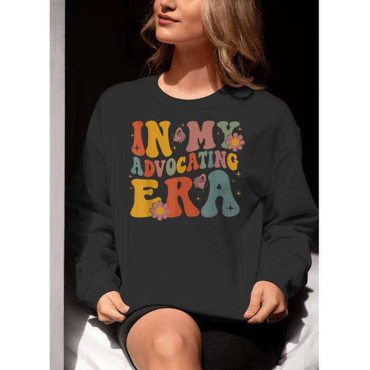 In My Advocating Era Advocate Autism Awareness Sped Teacher Men Women Kids Women Crewneck Sweatshirt, funny gift In My Advocating Era Advocate Autism Awareness Sped Teacher Men Women Kids Women Crewneck Sweatshirt, funny gift