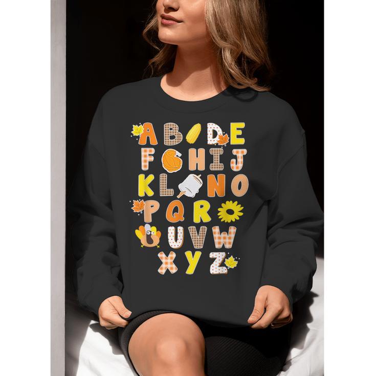 Alphabet Turkey Thanksgiving Costume Preschool Teacher Men Women Women Crewneck Sweatshirt, funny gift Alphabet Turkey Thanksgiving Costume Preschool Teacher Men Women Women Crewneck Sweatshirt, funny gift