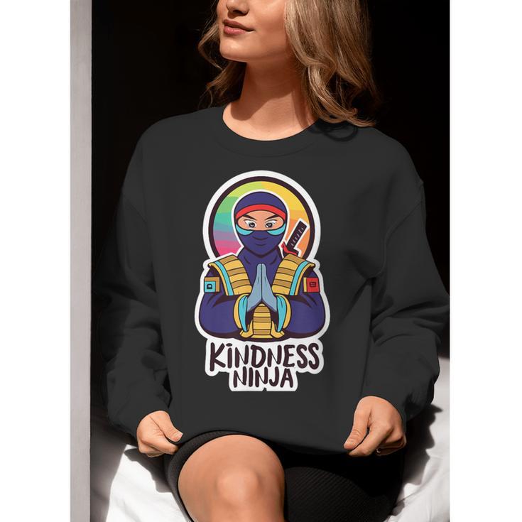 Anti Bullying Kindness Ninja School Teacher Student Women Crewneck Sweatshirt, funny gift Anti Bullying Kindness Ninja School Teacher Student Women Crewneck Sweatshirt, funny gift