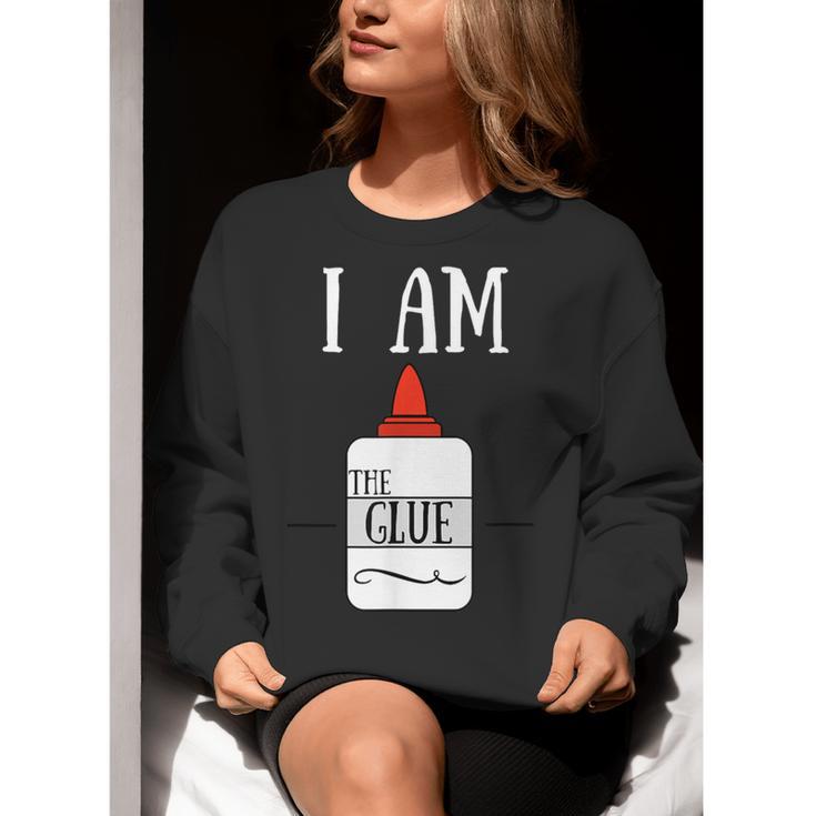Art Teacher T-Shirt I Am The Glue Women Crewneck Sweatshirt, funny gift