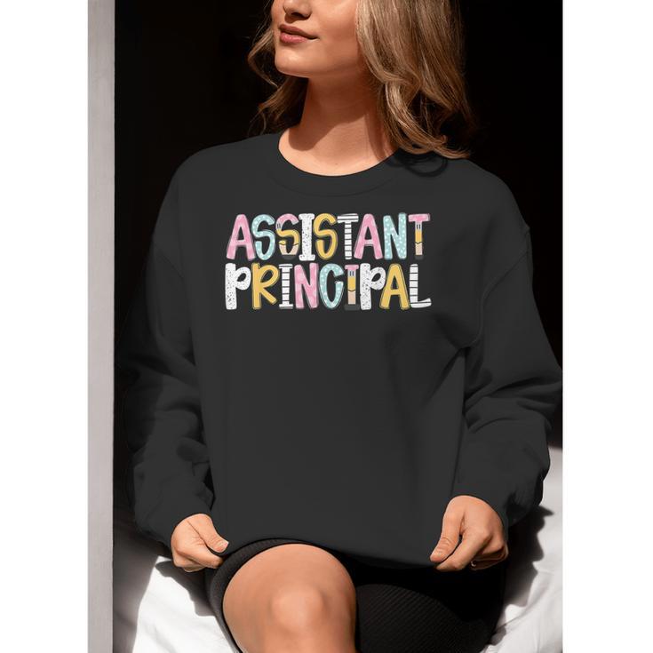 Assistant Principal Back To School Teacher Appreciation Women Crewneck Sweatshirt, funny gift Assistant Principal Back To School Teacher Appreciation Women Crewneck Sweatshirt, funny gift