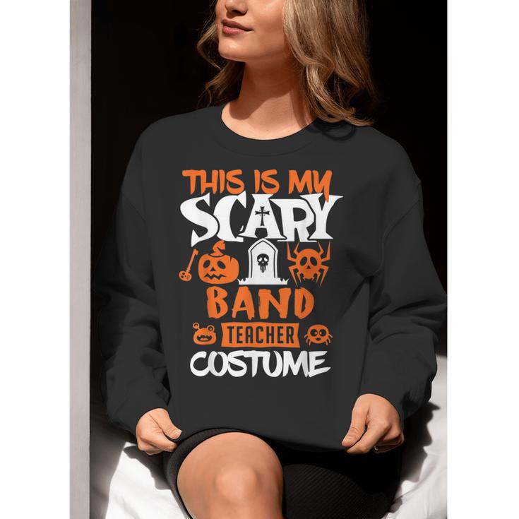 Band Teacher Halloween Shirt Costume School Marching Band For Men Women Women Crewneck Sweatshirt, funny gift