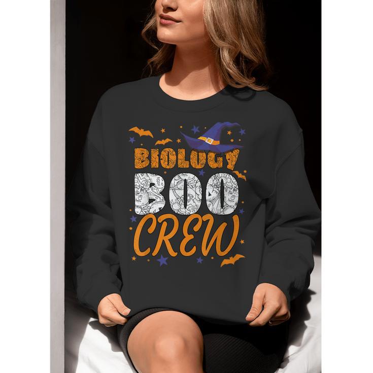 Biology Boo Crew Halloween Biology Teacher Matching For Men Women Kids Women Crewneck Sweatshirt, funny gift Biology Boo Crew Halloween Biology Teacher Matching For Men Women Kids Women Crewneck Sweatshirt, funny gift