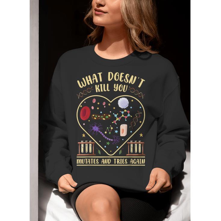 Biology Teacher Women Crewneck Sweatshirt, funny gift