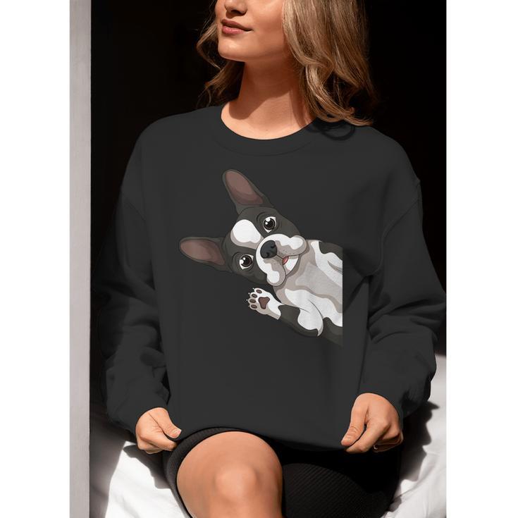 Boston Terrier Bostie Dog Kids Boys Girls Women Crewneck Sweatshirt, funny gift