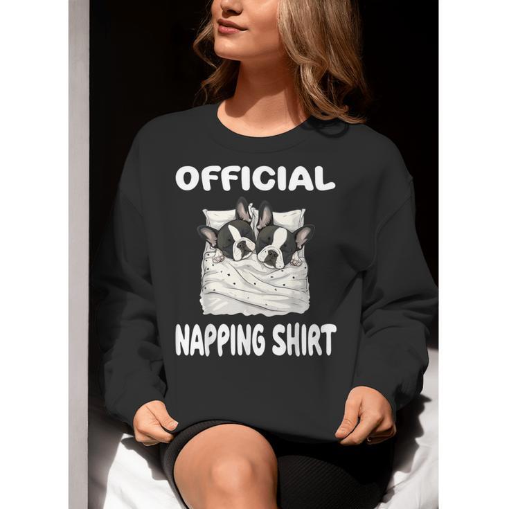 Boston Terrier Dog Official Sleepshirt Pajamas Nightgown For Men Women Kids Women Crewneck Sweatshirt, funny gift
