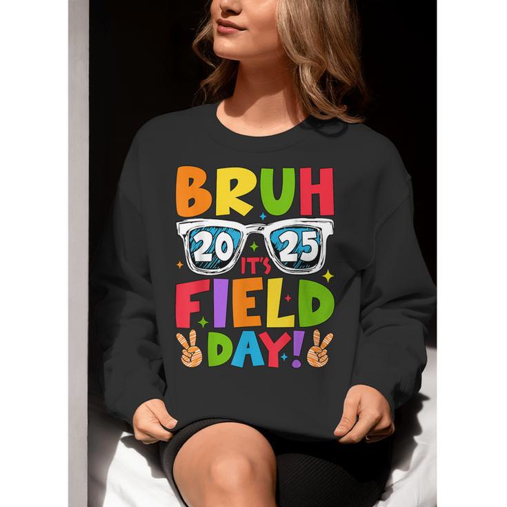 Bruh It's Field Day Teacher Boys Girls Kids Field Day 2025 Women Crewneck Sweatshirt, funny gift