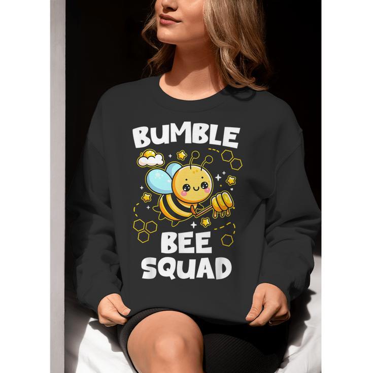Bumble Bee Squad Honey Bumblebee Teacher Team Group Women Crewneck Sweatshirt, funny gift Bumble Bee Squad Honey Bumblebee Teacher Team Group Women Crewneck Sweatshirt, funny gift