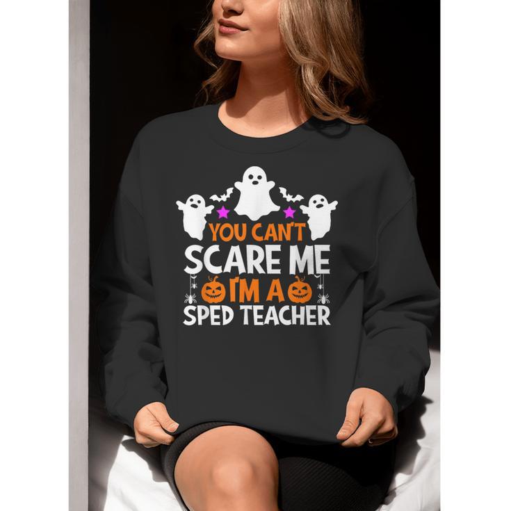 You Can't Scare Me I'm A SPED Teacher Shirt Halloween For Men Women Women Crewneck Sweatshirt, funny gift You Can't Scare Me I'm A SPED Teacher Shirt Halloween For Men Women Women Crewneck Sweatshirt, funny gift