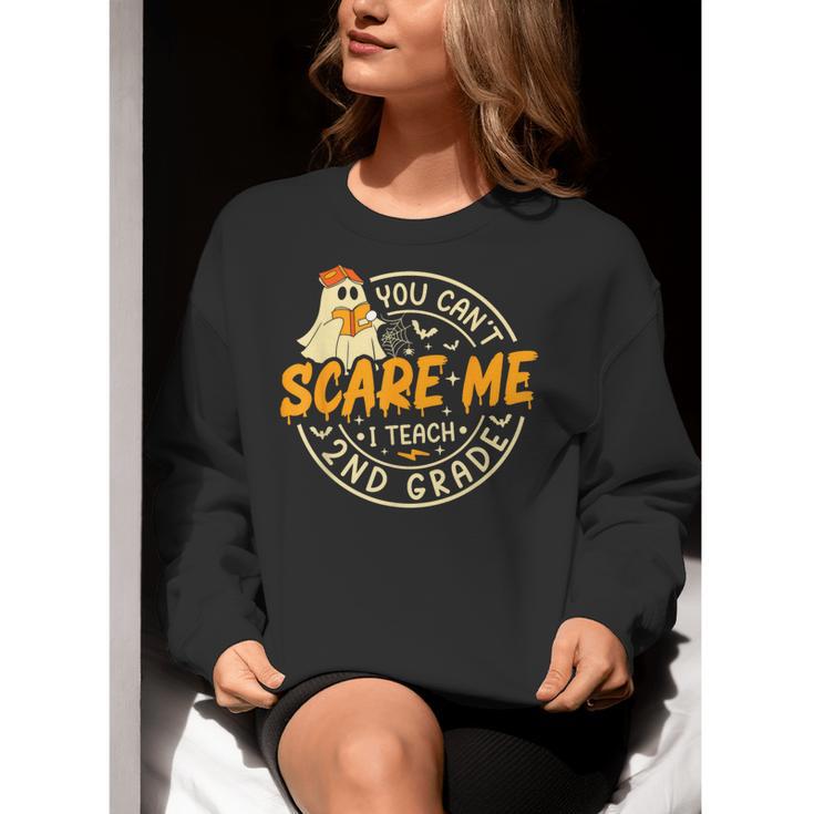 You Can't Scare Me I Teach 2nd Grade Teacher Halloween Ghost Women Crewneck Sweatshirt, 2nd Grade Teacher Sweatshirts, funny gift You Can't Scare Me I Teach 2nd Grade Teacher Halloween Ghost Women Crewneck Sweatshirt, 2nd Grade Teacher Sweatshirts, funny gift