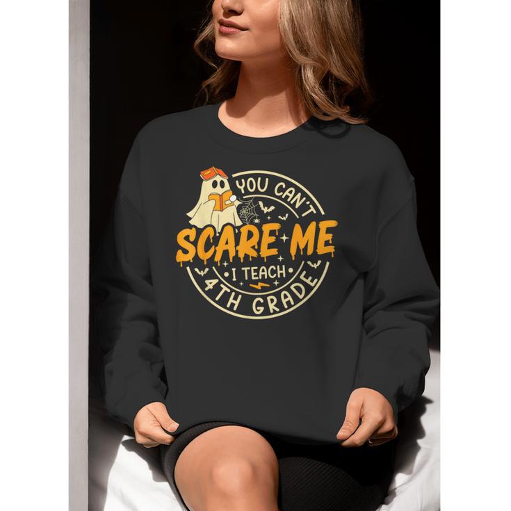 You Can't Scare Me I Teach 4th Grade Teacher Halloween Ghost Women Crewneck Sweatshirt, 4th Grade Teacher Sweatshirts, funny gift You Can't Scare Me I Teach 4th Grade Teacher Halloween Ghost Women Crewneck Sweatshirt, 4th Grade Teacher Sweatshirts, funny gift
