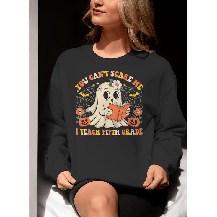 You Can't Scare Me I Teach Fifth Grade Halloween Teacher Women Crewneck Sweatshirt, funny gift You Can't Scare Me I Teach Fifth Grade Halloween Teacher Women Crewneck Sweatshirt, funny gift